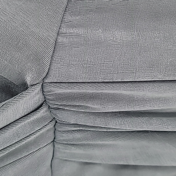 Lulu's Dreamy Date Sage Blue Surplice Midi Dress - Picture 7 of 12